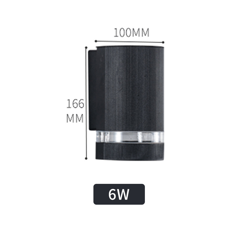 Lampada da parete per esterni a LED solare impermeabile Updown