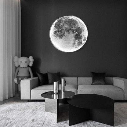Wall Lights 3D Moon Effect Lighting Fixture