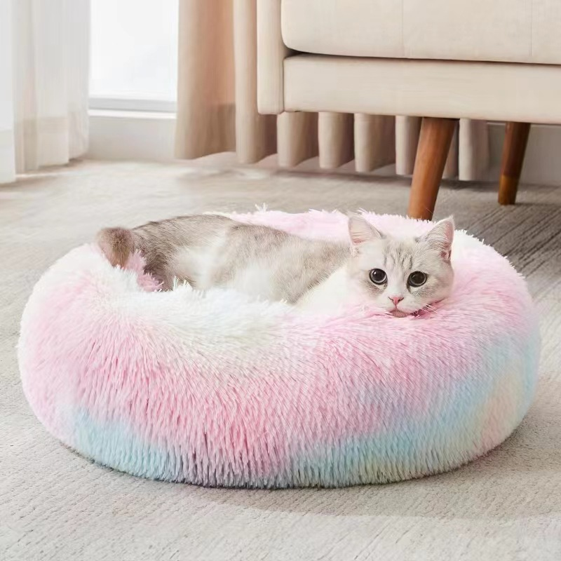 Cuccia per cani in peluche, ortopedica, rilassante, con cuscino per animali domestici