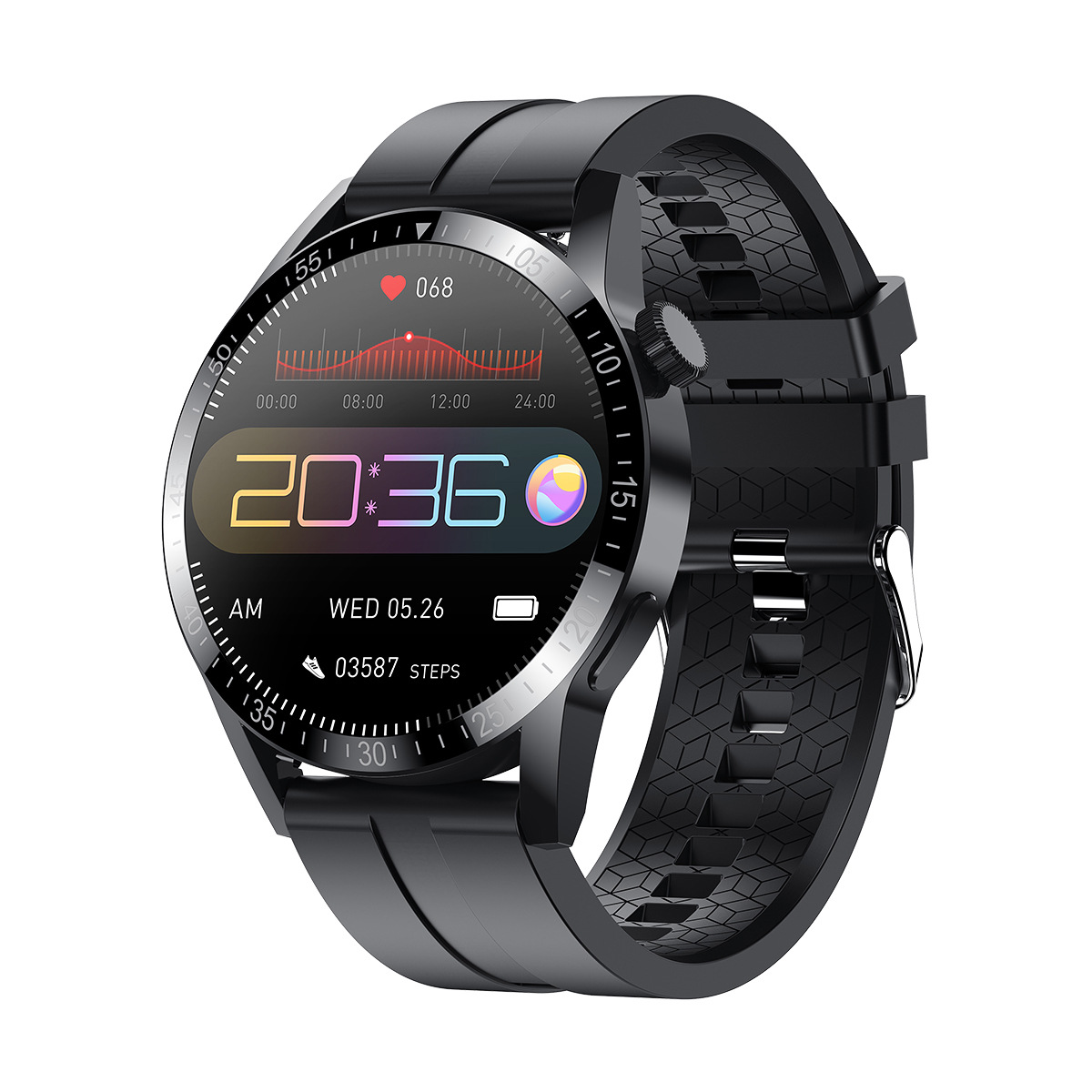 Smartwatch con monitor de actividad física y monitorización de la salud
