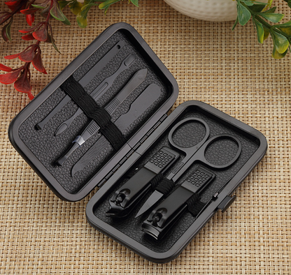 Ensemble de coupe-ongles | Trousse de toilettage en acier inoxydable pour voyage