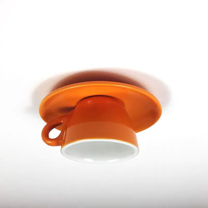 Lámpara de techo con diseño de taza de cerámica para dormitorios