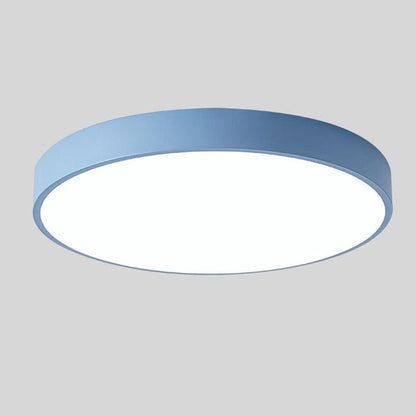 Wood Frame LED Ceiling Light – Modern Style