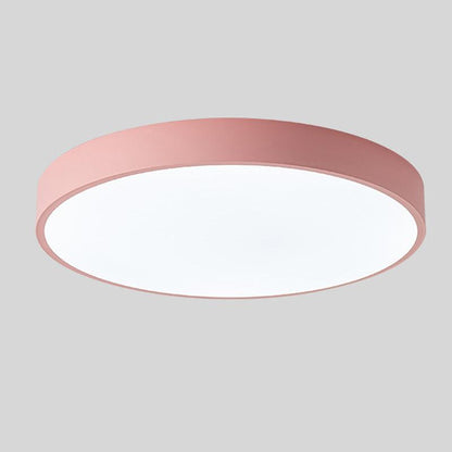 Wood Frame LED Ceiling Light – Modern Style