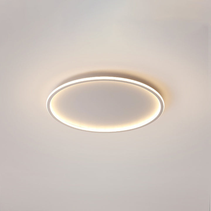 Sleek Ultra-Thin Round Low Ceiling Light Fixture for Modern Spaces - Stylish Illumination for Contemporary Interiors