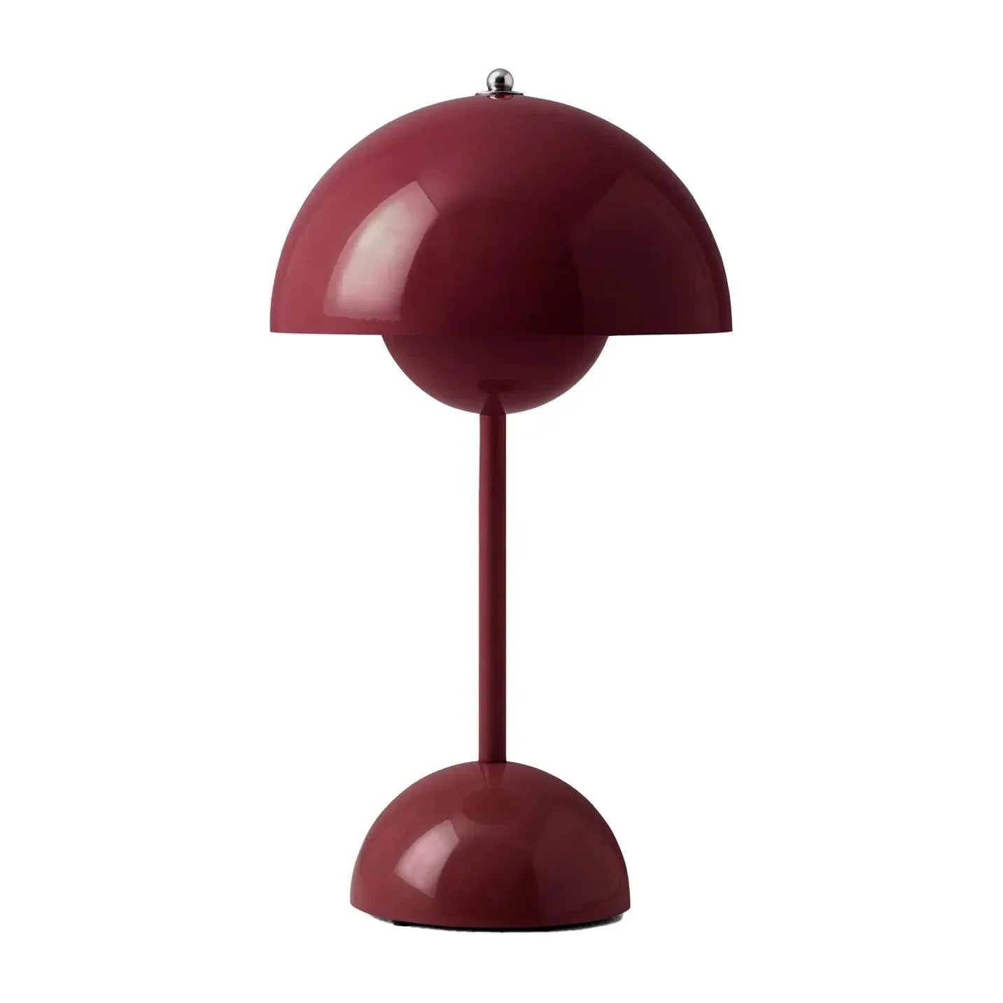 Lámpara de noche con sensor táctil y diseño de cúpula metálica