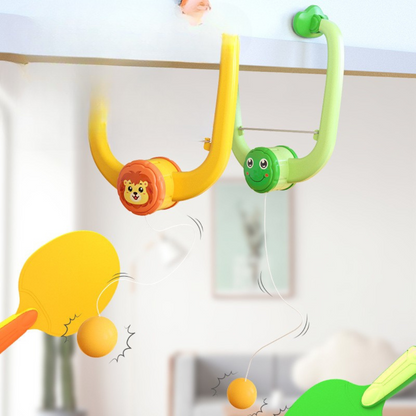 Gioco da interno per bambini con pallina a racchetta da porta