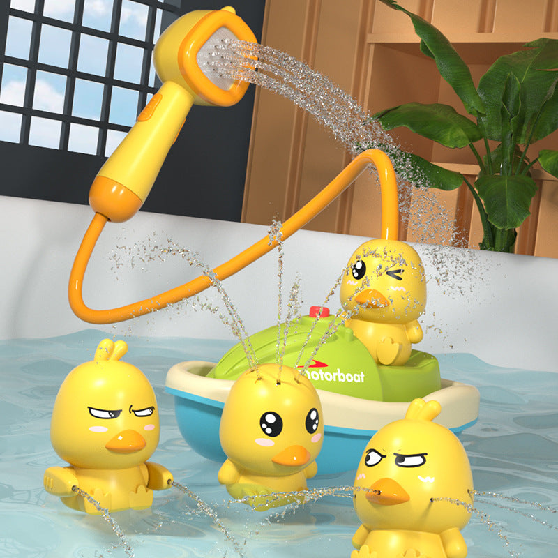 Baby Bath Toy Floating Duck Shower
