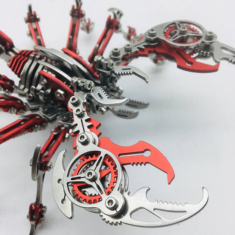 Kit de Modelo de Metal Escultura Mecánica de Escorpión