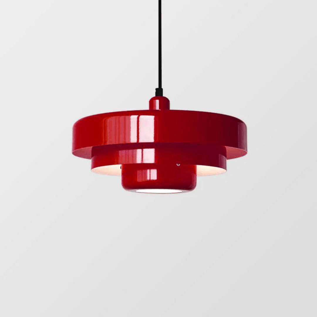 Lampa wisząca retro zielona metalowa sufitowa