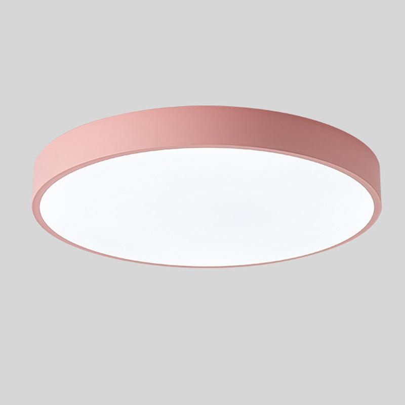 Ceiling light wood LED modern flush mount