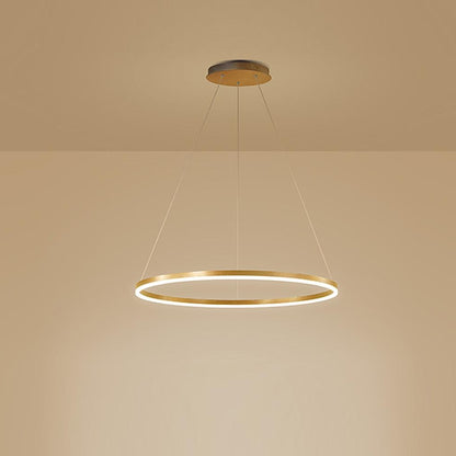 Modern Black LED Pendant Ceiling Light