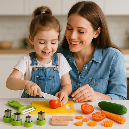 Kids Cooking Utensil Kitchen Play Set