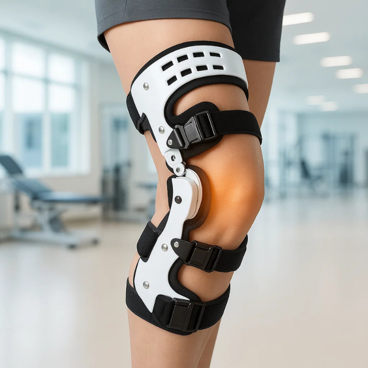 Ginocchiera Donna Compressione 2 Pezzi | Supporto Per Artrite Corsa Escursionismo | Taglia XL (circonferenza Coscia 48-54 Cm)