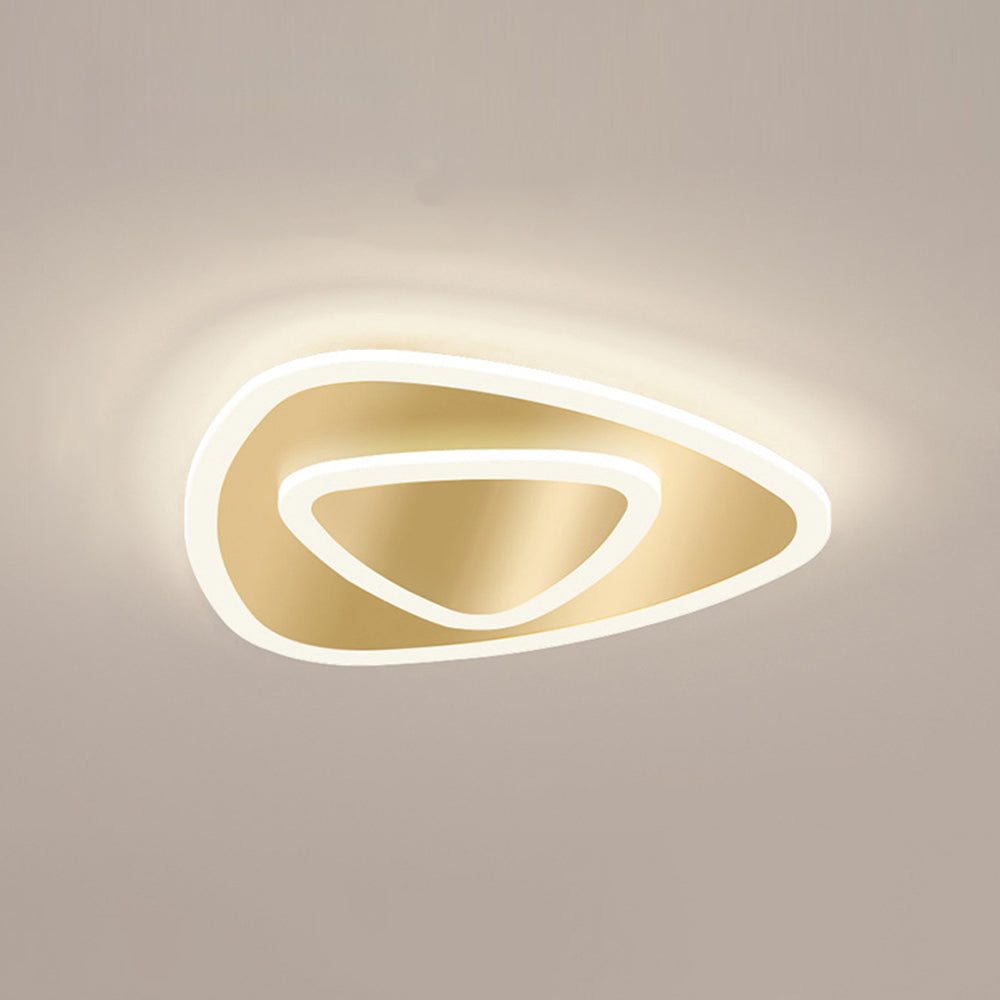 Elegant Medal LED Ceiling Light for Bedroom - Simple Design, Modern Illumination, Energy Efficient Lighting Solution