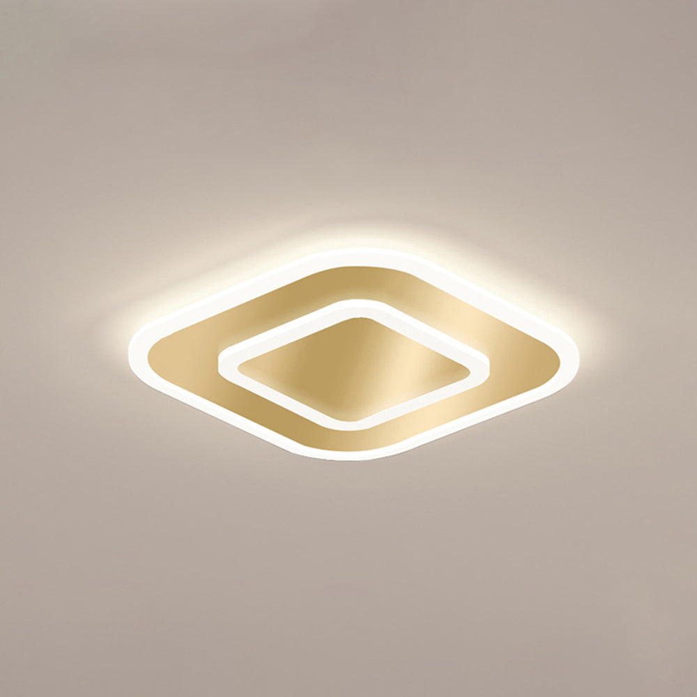 Elegant Medal LED Ceiling Light for Bedroom - Simple Design, Modern Illumination, Energy Efficient Lighting Solution