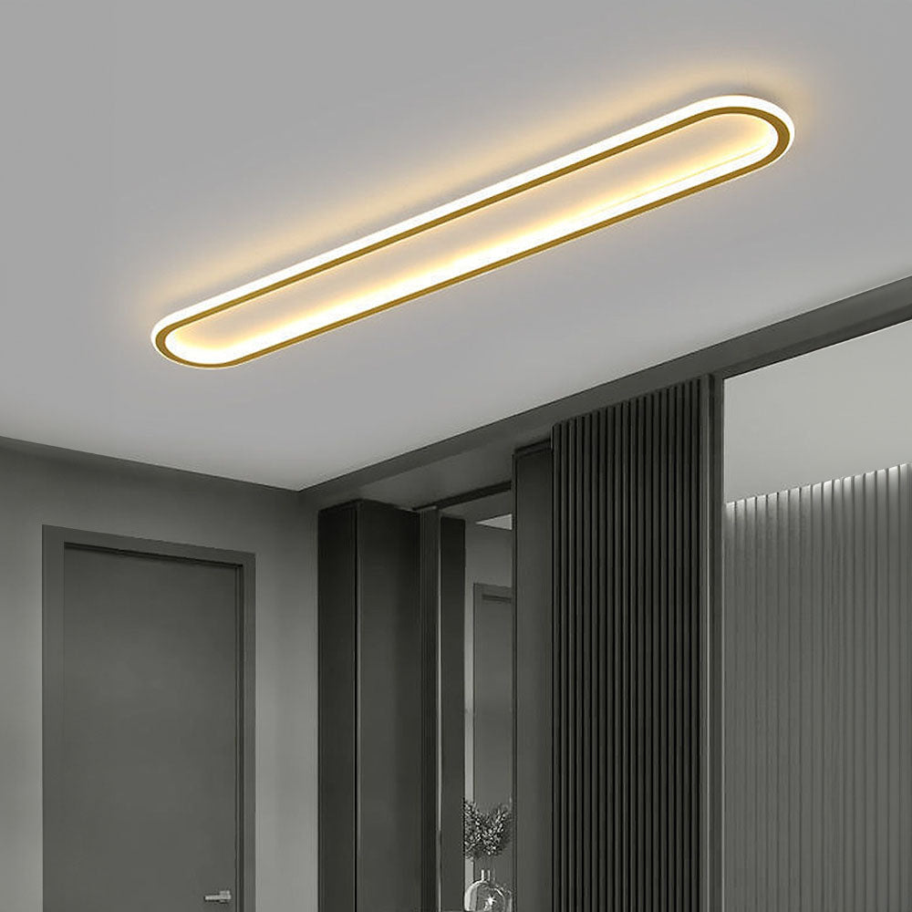 Sleek Minimalist Art Deco LED Ceiling Light Fixture for Modern Interiors – Stylish Illumination for Your Home Decor