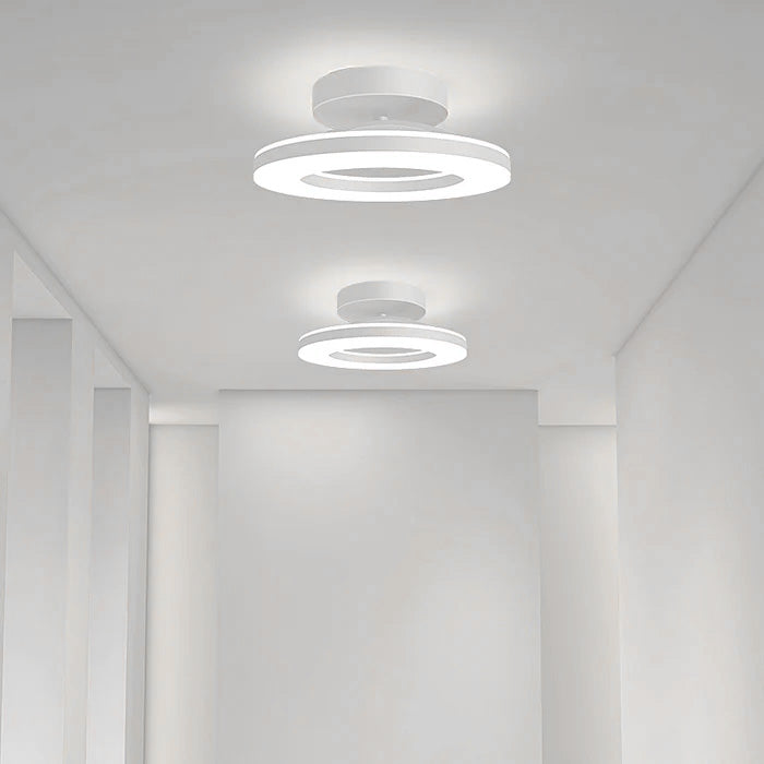 Contemporary Iron LED Ceiling Light for Hallways - Stylish Modern Illumination for Your Home Entrance and Corridors