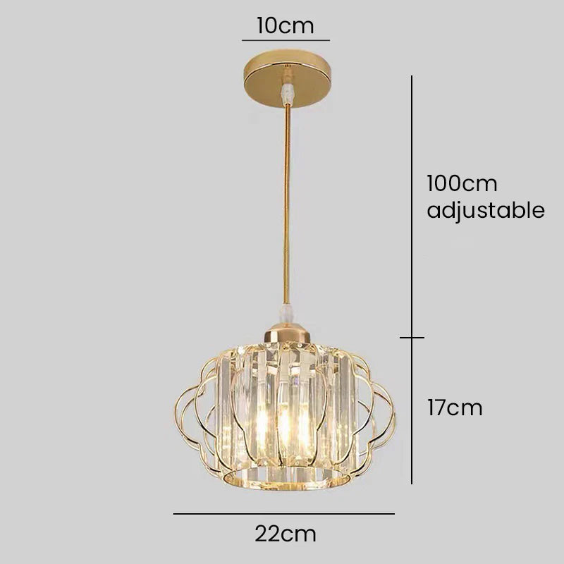 Opulent Gold Crystal Ceiling Light Fixture for Elegant Hallways – Stunning Luxury Lighting for Your Home Decor