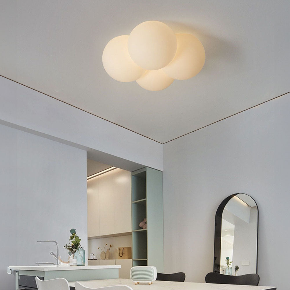 Nordic Cloud LED Ceiling Lights - Warm Ambient Lighting for Stylish Home Interiors and Modern Spaces