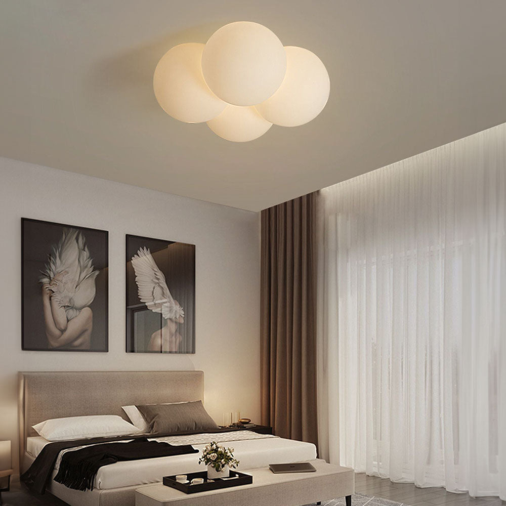 Nordic Cloud LED Ceiling Lights - Warm Ambient Lighting for Stylish Home Interiors and Modern Spaces