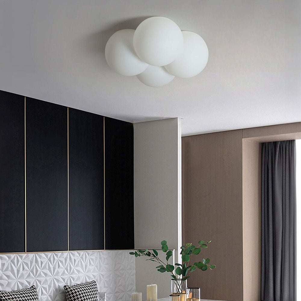 Nordic Cloud LED Ceiling Lights - Warm Ambient Lighting for Stylish Home Interiors and Modern Spaces