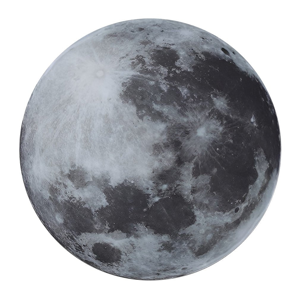 Art mural lune lumière LED pour chambre à coucher