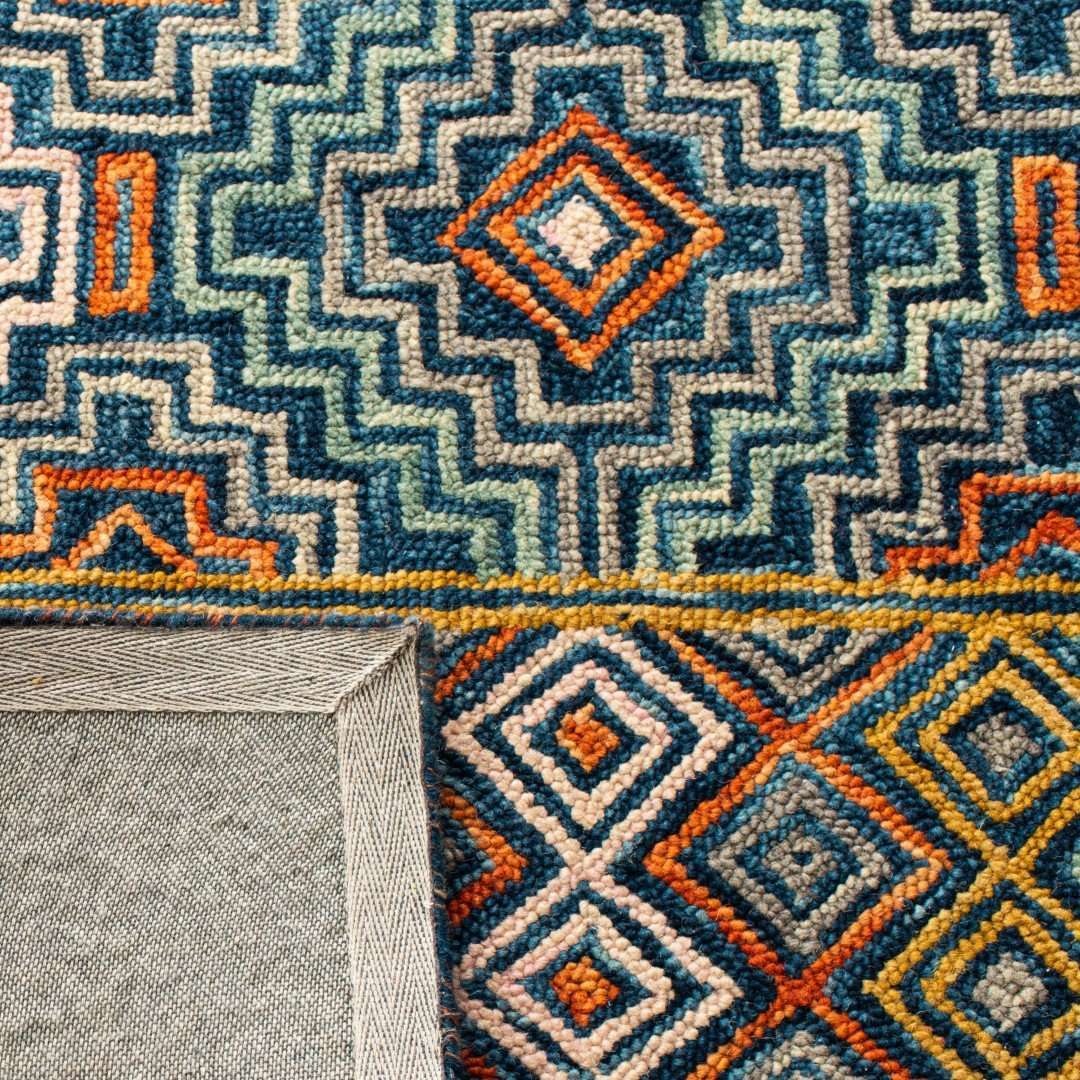 Alfombra de salón de lana de lujo con mechones