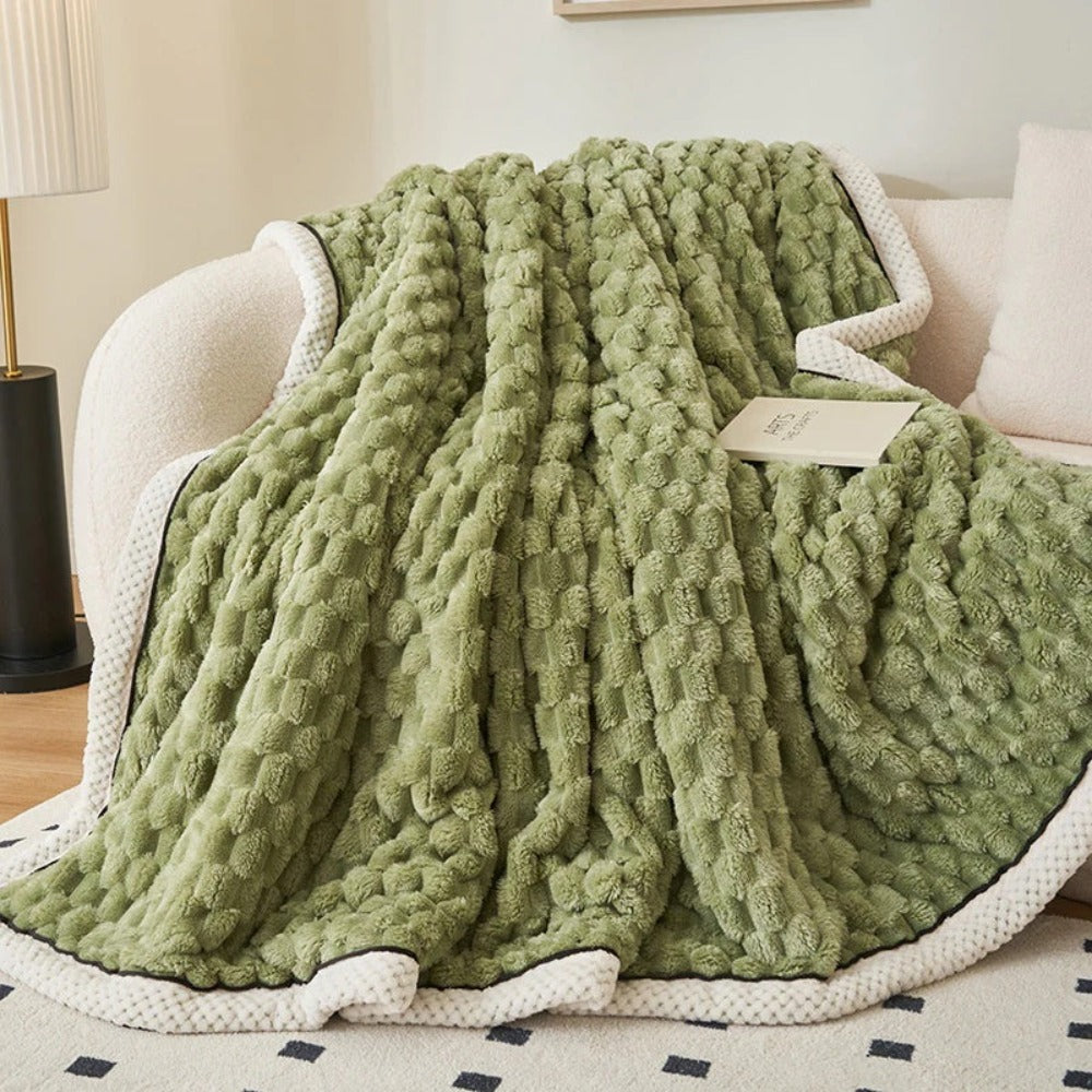 Kuschelige Fleece-Decke Weiche Plaid