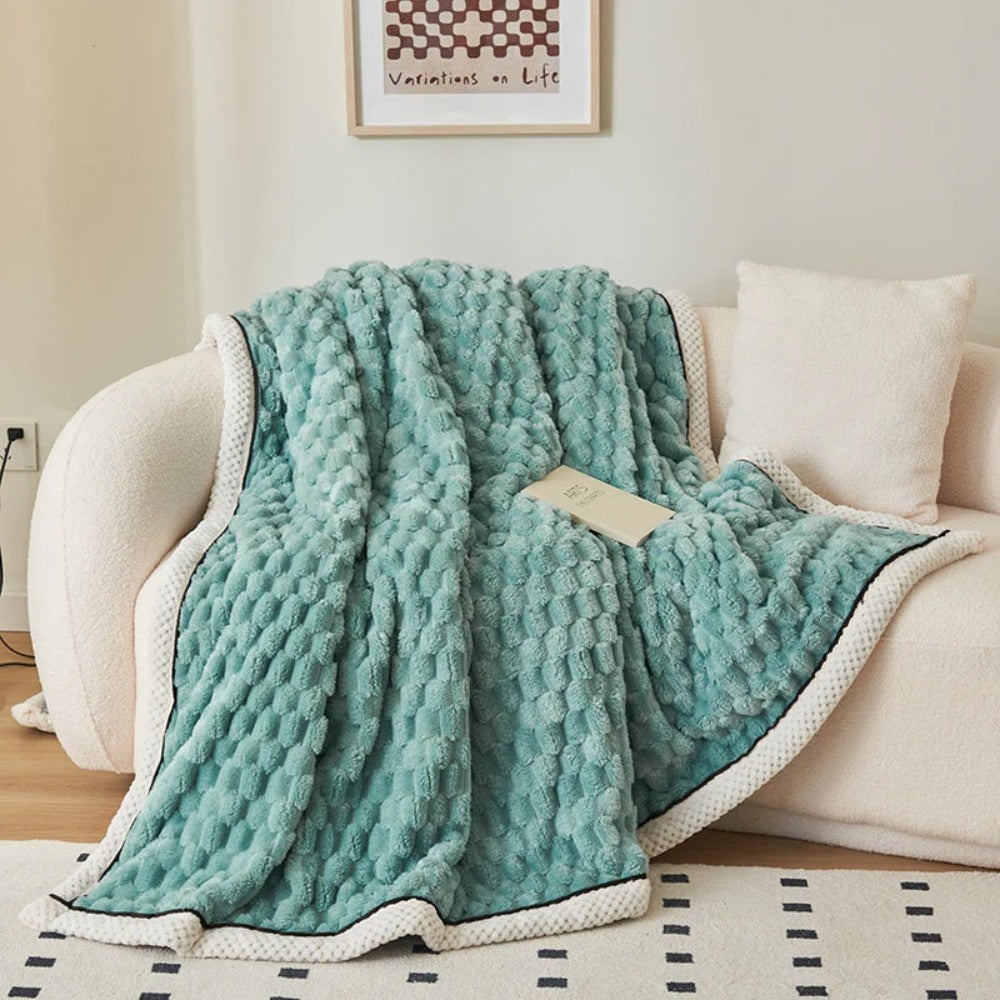Plush Fleece Blanket Soft Throw