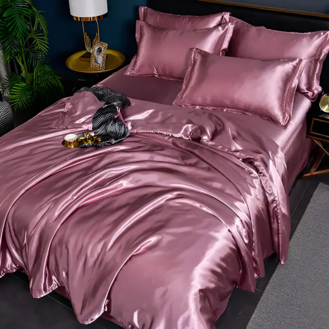 Luxury Soft Silk Duvet Cover Set - Image 10