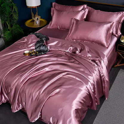 Luxury Soft Silk Duvet Cover Set - Image 10