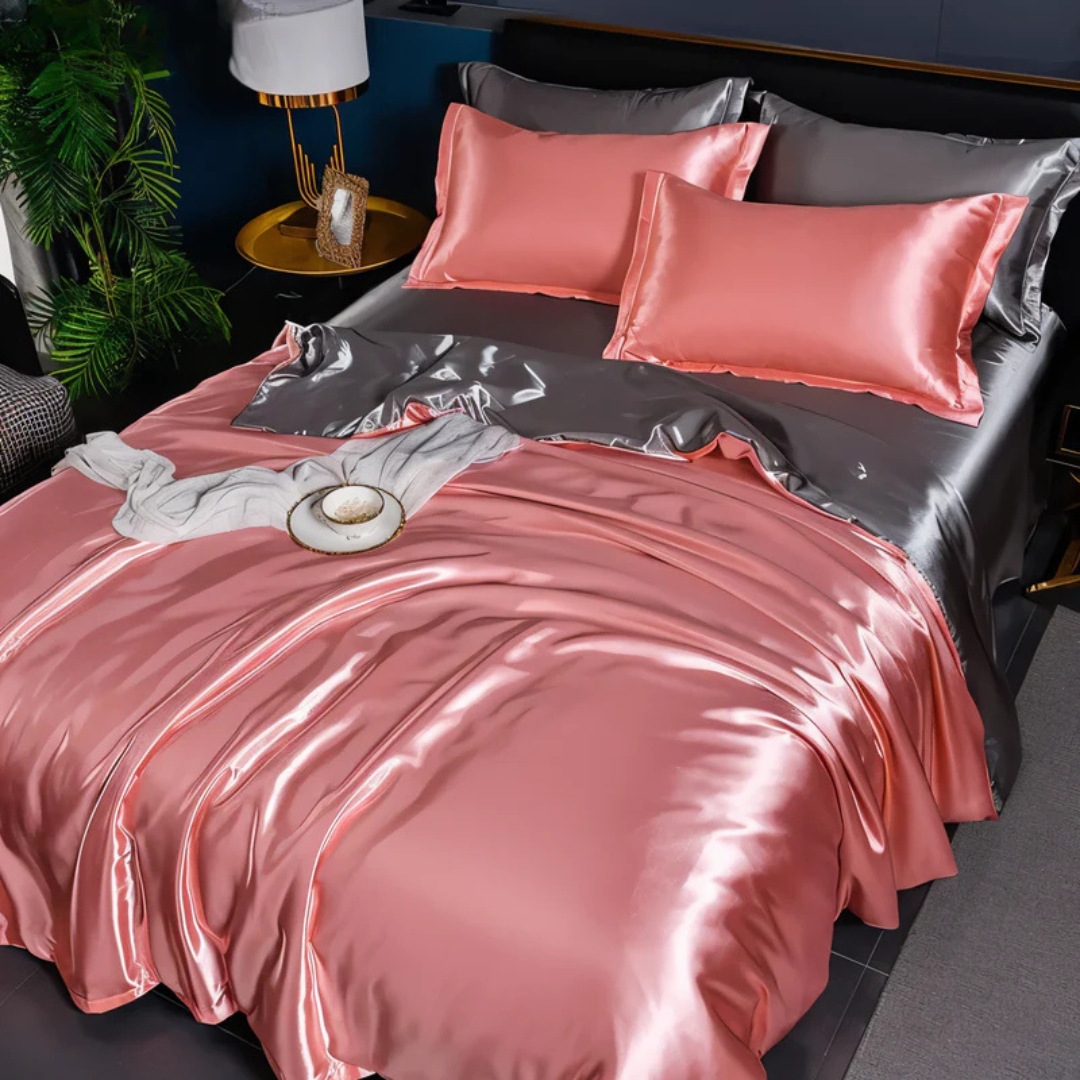 Luxury Soft Silk Duvet Cover Set - Image 12