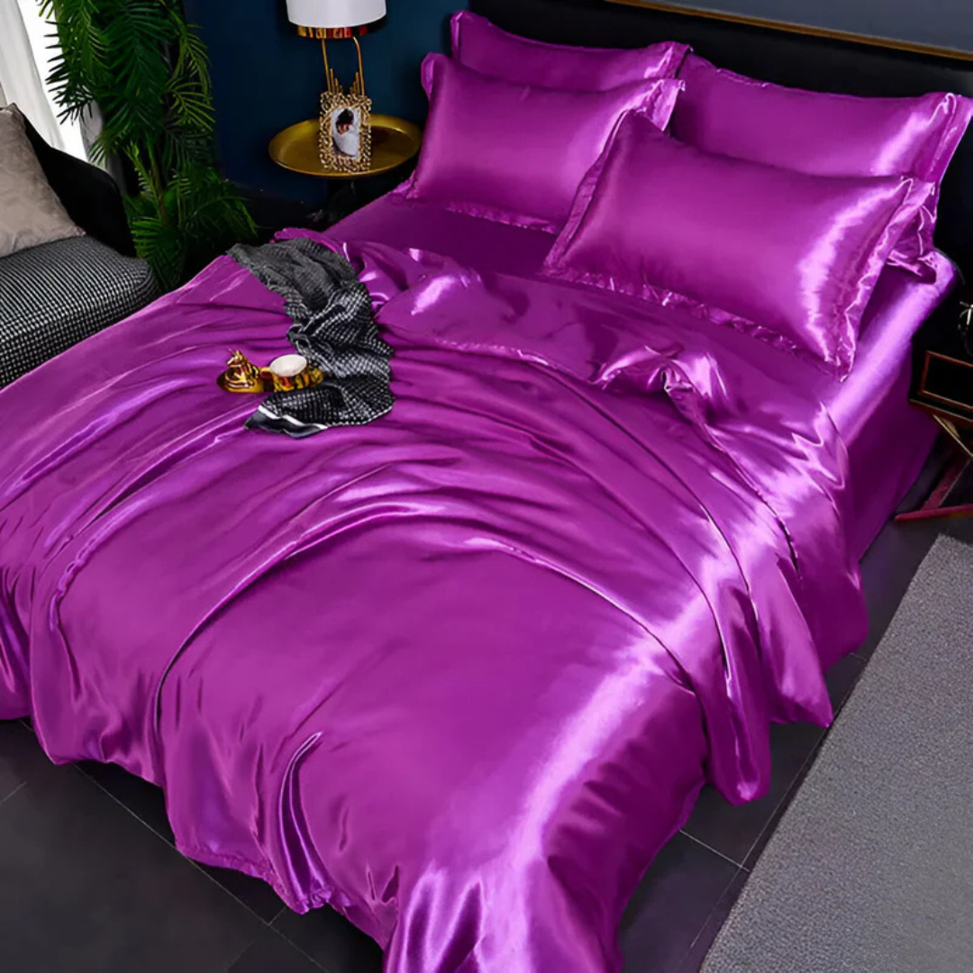 Luxury Soft Silk Duvet Cover Set - Image 13