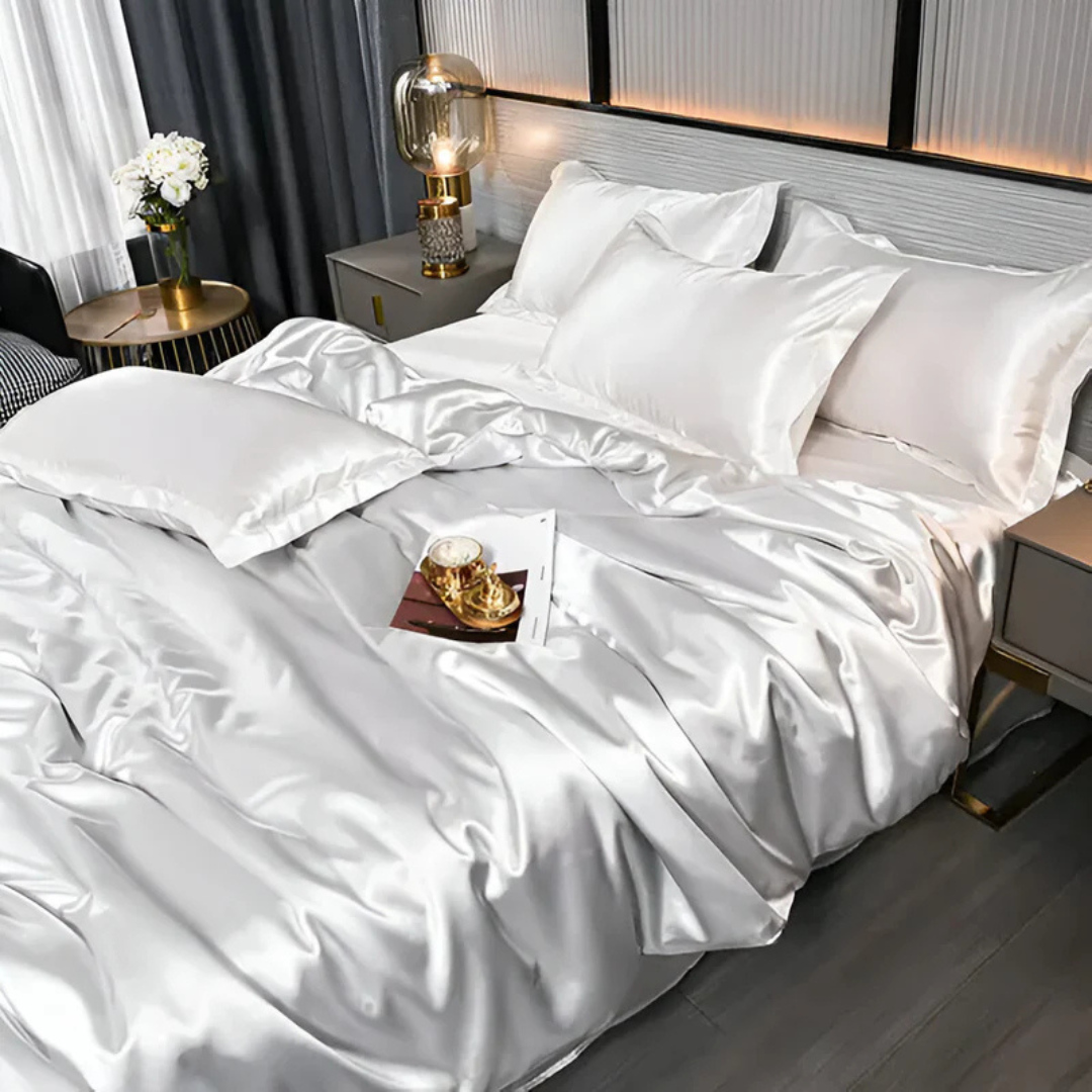 Luxury Soft Silk Duvet Cover Set - Image 3