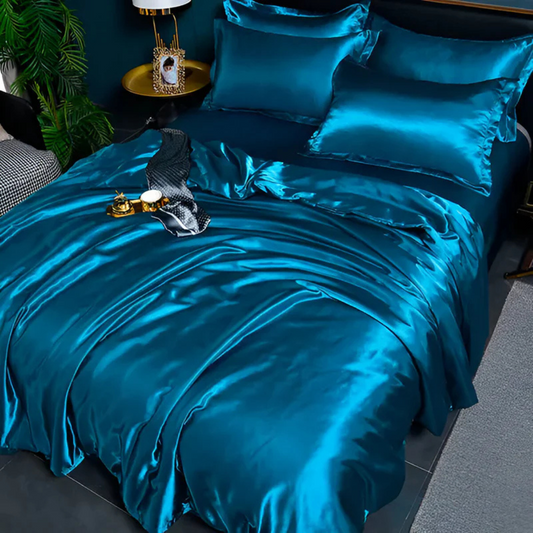 Luxury Soft Silk Duvet Cover Set - Image 8