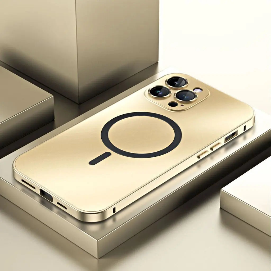 Funda magnética de metal compatible con MagSafe