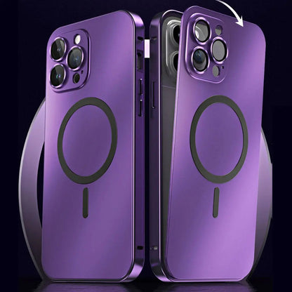 Phone Case Magnetic Metal Slim Protective Cover