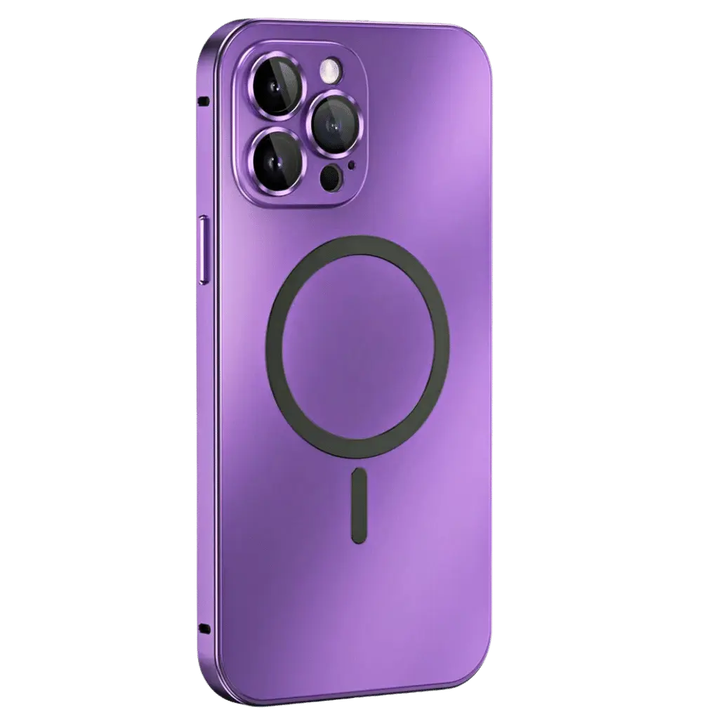 Phone Case Magnetic Metal Slim Protective Cover