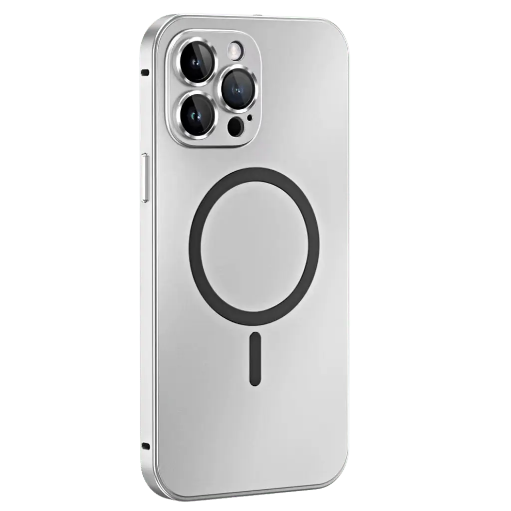 Phone Case Magnetic Metal Slim Protective Cover