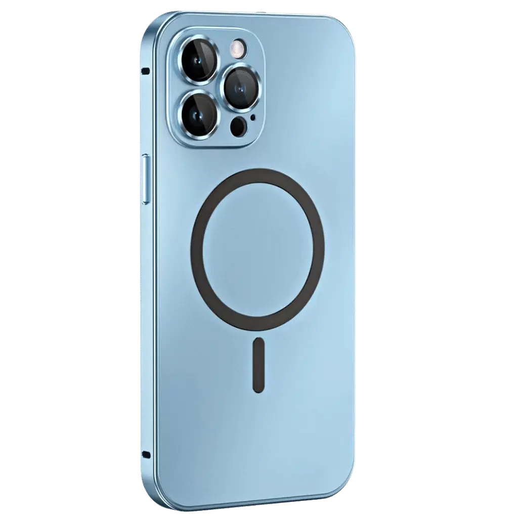 Phone Case Magnetic Metal Slim Protective Cover