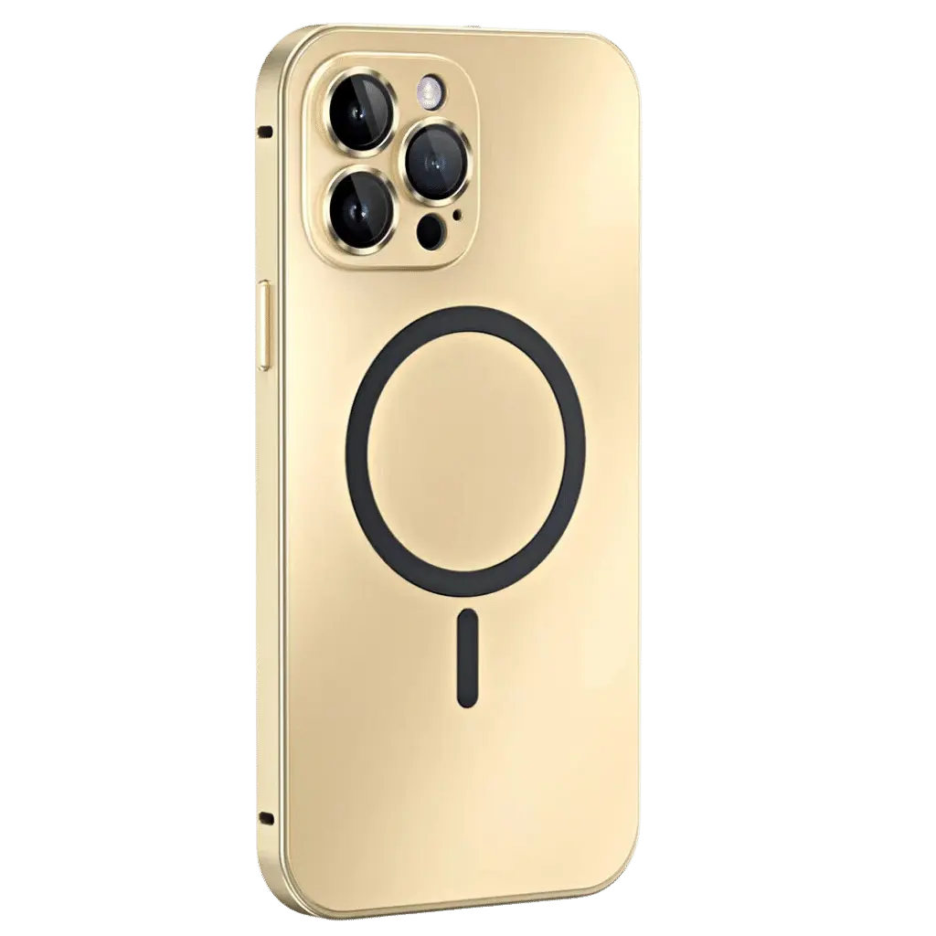 Phone Case Magnetic Metal Slim Protective Cover