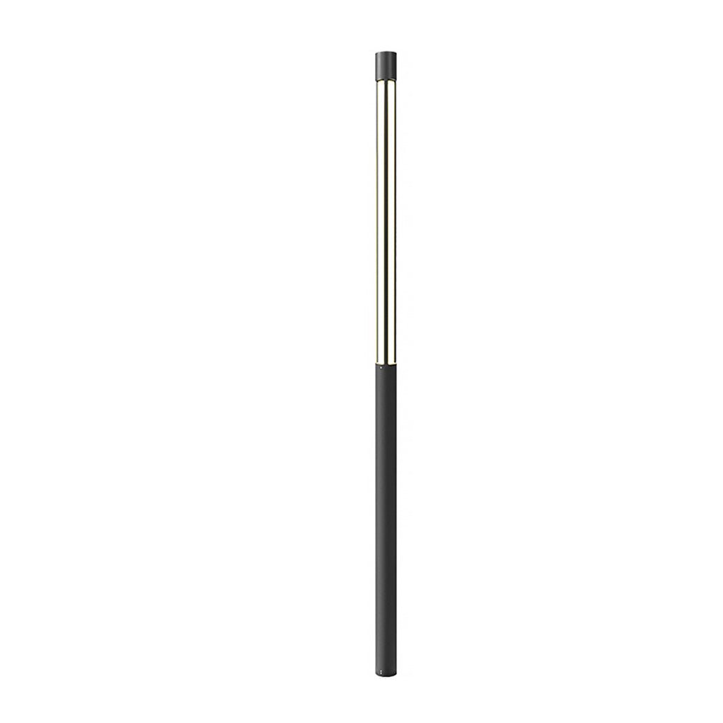 Baliza LED para exterior, poste de aluminio negro