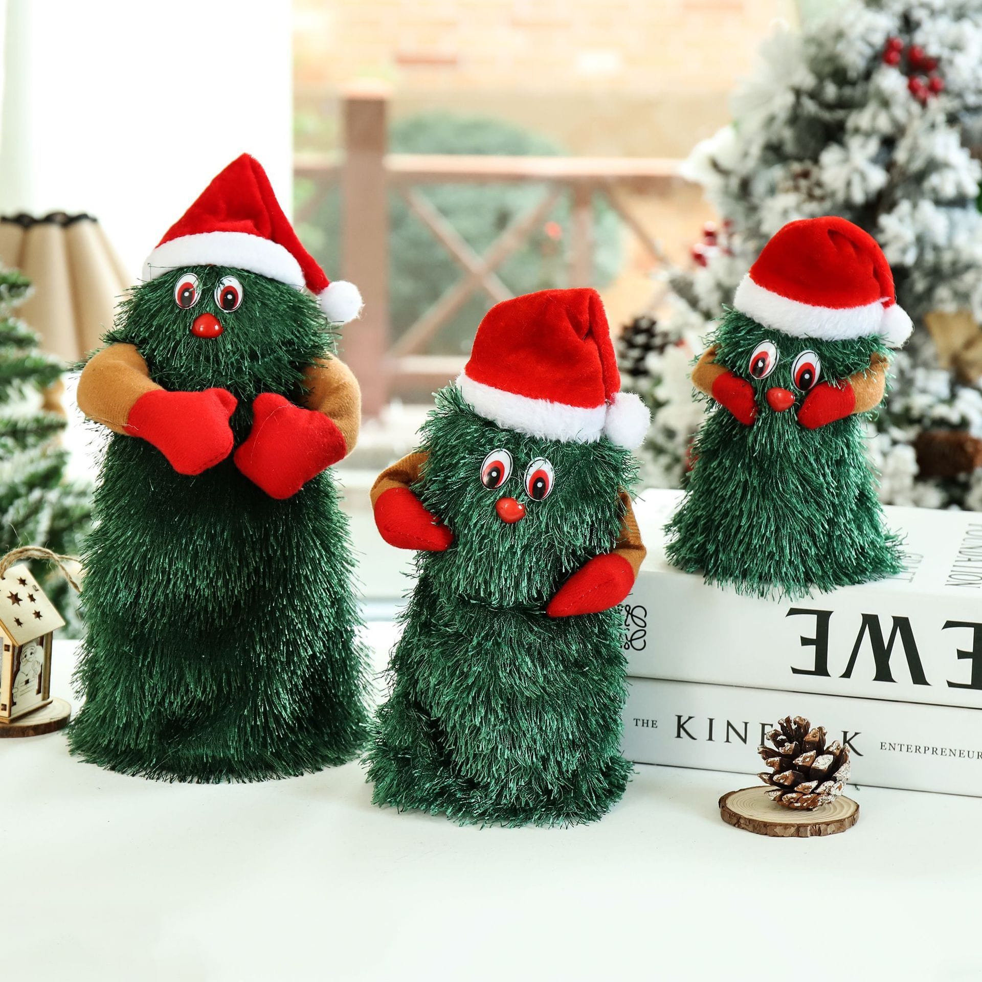 Dancing Christmas Tree Plush Toy - cafematernity