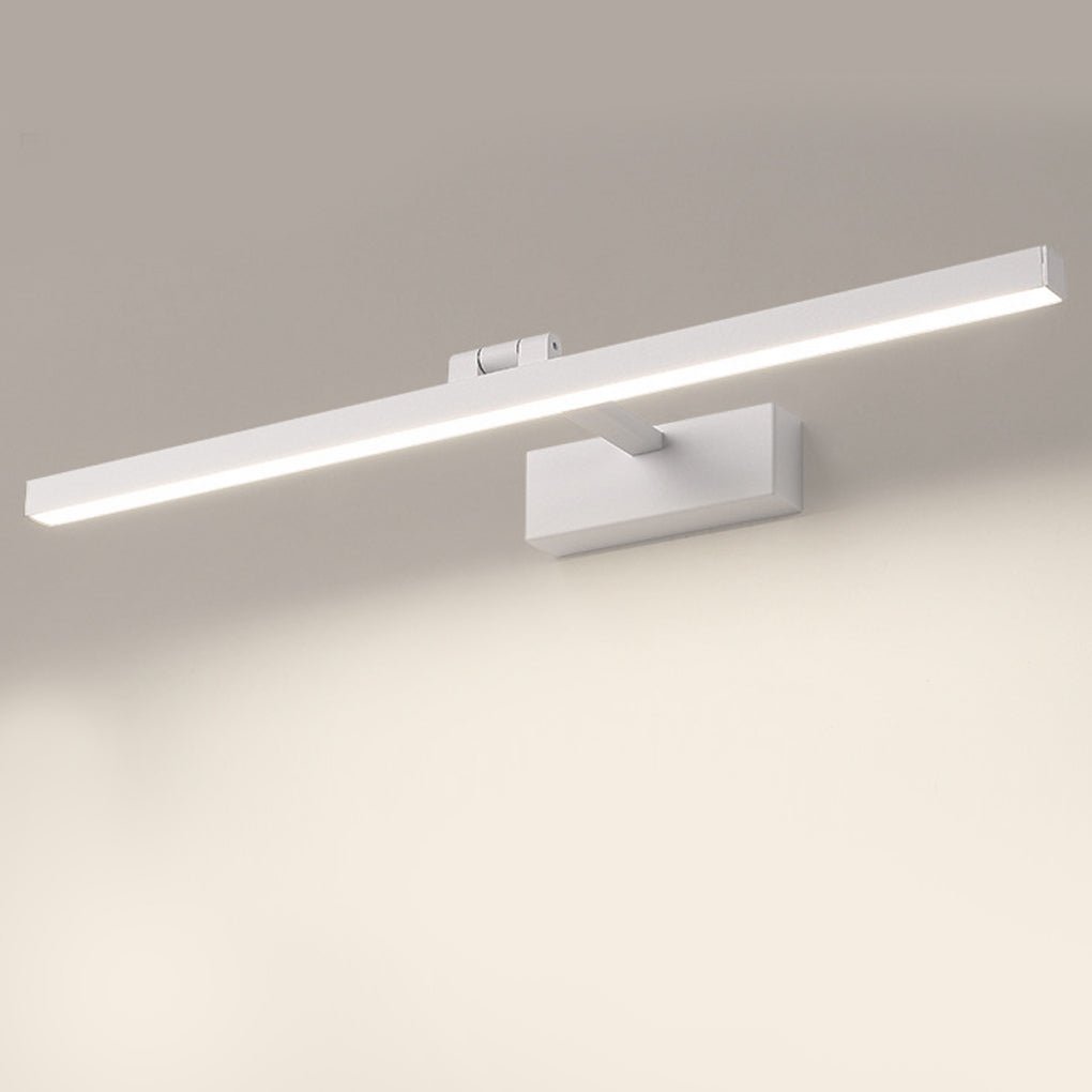 Bathroom wall light with adjustable LED bar