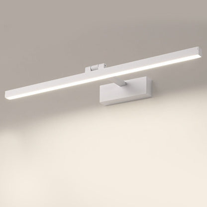 Bathroom wall light with adjustable LED bar