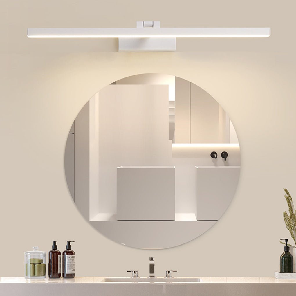 Bathroom wall light with adjustable LED bar