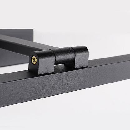 Bathroom wall light with adjustable LED bar