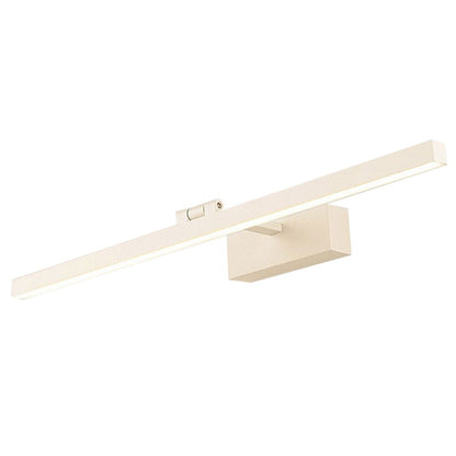 Bathroom wall light with adjustable LED bar