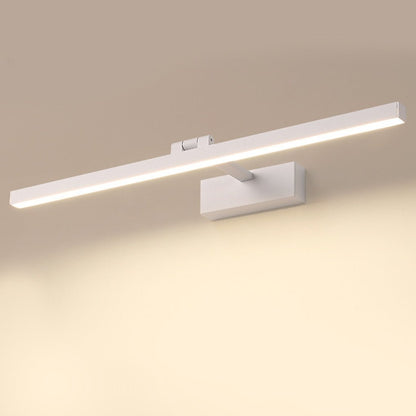 Bathroom wall light with adjustable LED bar